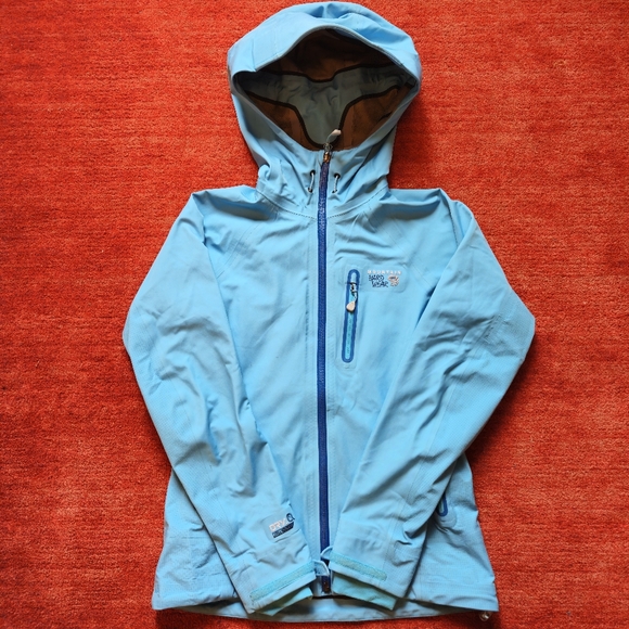 Mountain Hardwear Women's Zahra Waterproof Softshell Jacket Size Small Blue - Picture 2 of 15